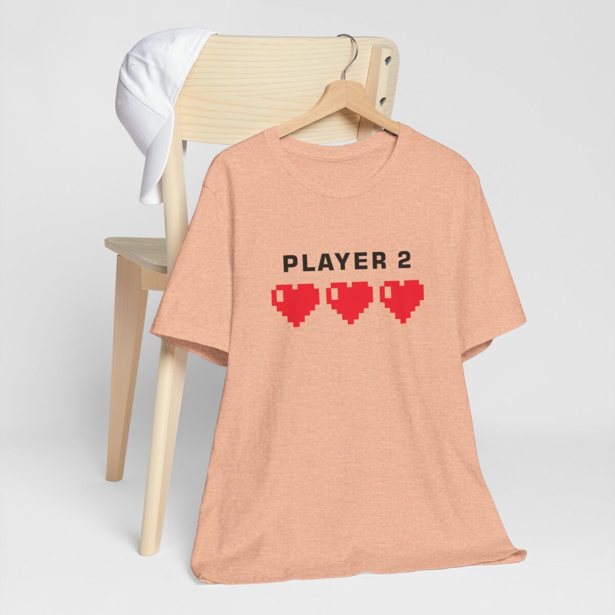 Player 1 Player 2 Matching Couple T-Shirt - Couples Matching Gaming Tee for Women - Unisex Valentine’s Day Gamer Shirt - Perfect Gift for Girlfriend or Wife - Image 4