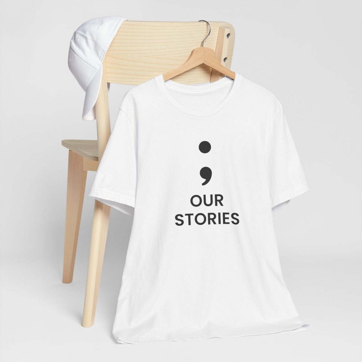 Our Stories Will Never End T-Shirt - Couples Matching Valentine’s Day Tee for Men - Unisex Valentine Quote Shirt - Romantic Anniversary Gift for Him