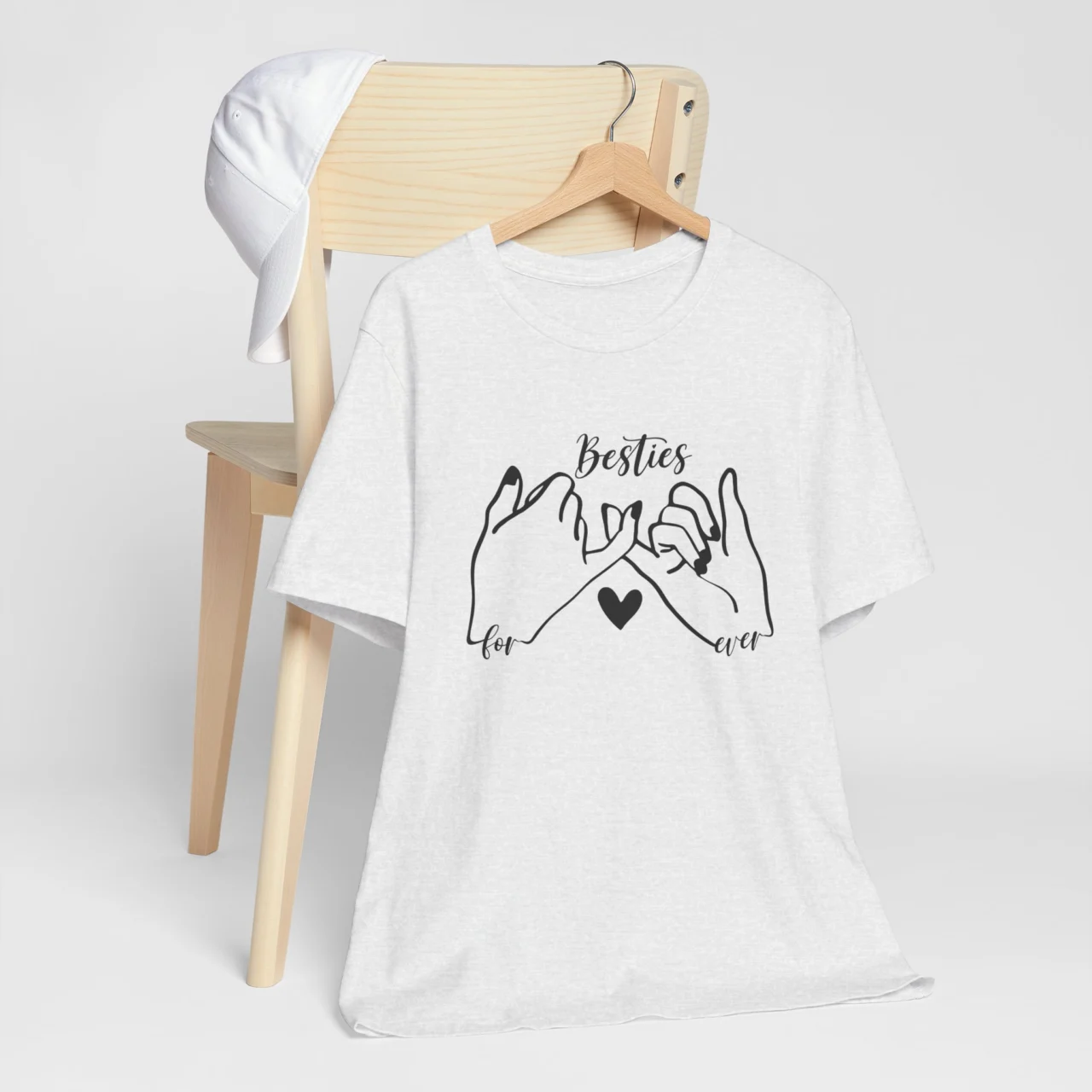 Besties Forever T-Shirt - Matching Friendship Tee for Best Friends - Unisex Cute Best Friend Shirt - Perfect Gift for Besties - Image 4