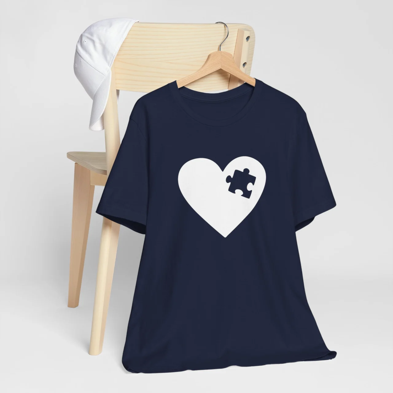 Missing Piece T-Shirt for Her - Heart Puzzle Matching Couple Shirt - Valentine’s Day Romantic Tee - Unisex Love Quote Gift for Couples - Image 6