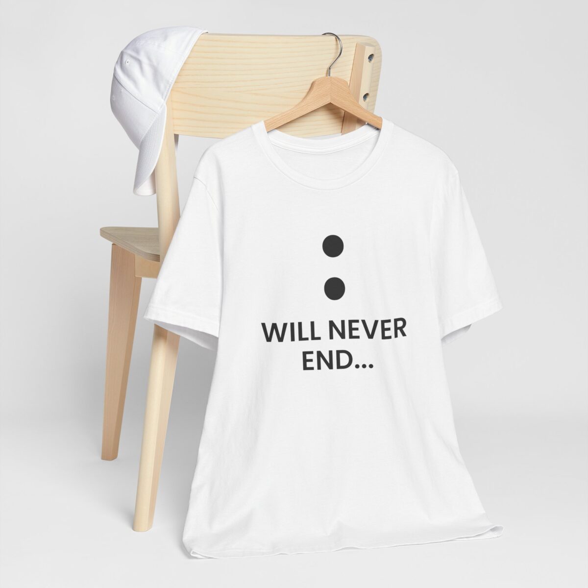Our Stories Will Never End Couples Shirt - Matching Valentine’s Day Tee for Women - Unisex Valentine Quote Shirt - Romantic Gift for Girlfriend or Wife