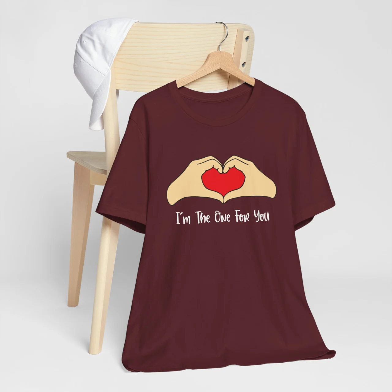 Im The One for You T-Shirt - Romantic Couples Matching Tee - Unisex Valentine’s Day Shirt - Love Heart Design Tee - Perfect Couple Gift for Him or Her - Image 7