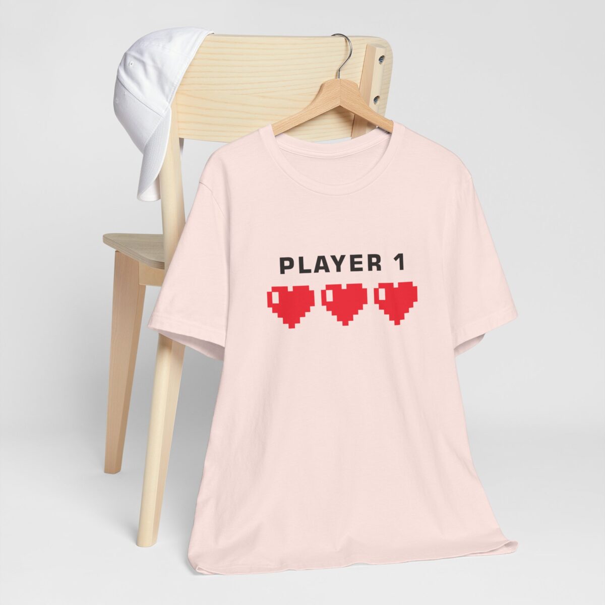 Gamer Player 1 Player 2 Matching Couple Shirt - Couples Matching Gaming Tee for Men - Unisex Retro Video Game Shirt - Perfect Valentine’s Gift for Him - Gaming Lovers Outfit - Image 3