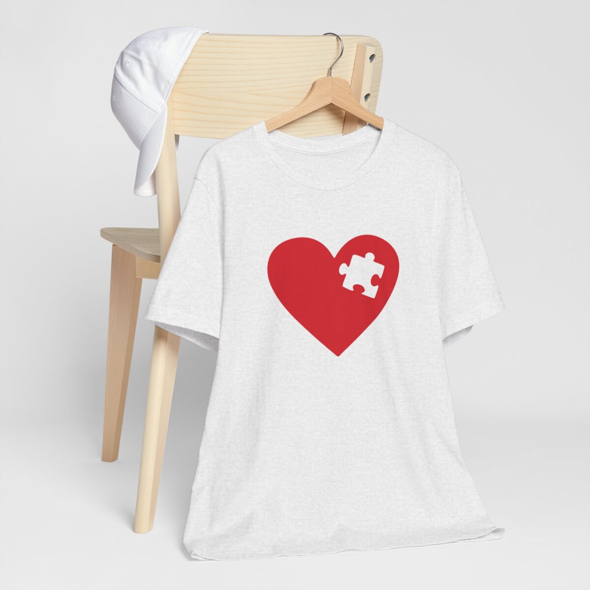 Missing Piece T-Shirt for Her - Heart Puzzle Matching Couple Shirt - Valentine’s Day Romantic Tee - Unisex Love Quote Gift for Couples - Image 3