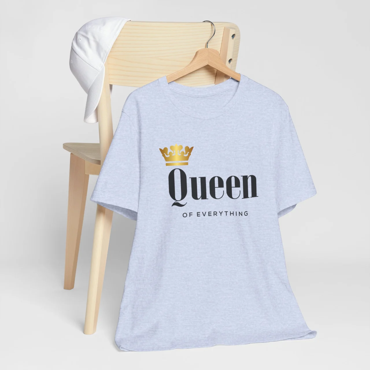 Queen of Everything T-Shirt - Funny Couples Valentines Day Shirt - Unisex Romantic Tee for Her - Matching Couple Gift Shirt - Image 7