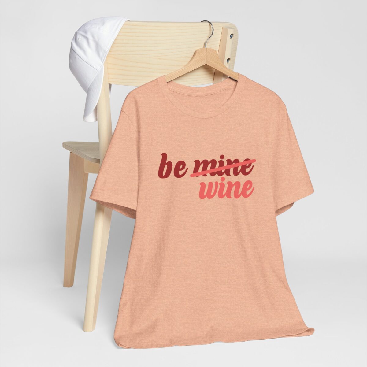 Be Wine Valentines Day T-Shirt - Funny Valentines Tee - Unisex Romantic Wine Lover Shirt - Perfect Gift for Him or Her - Cute Couple Shirt - Image 5
