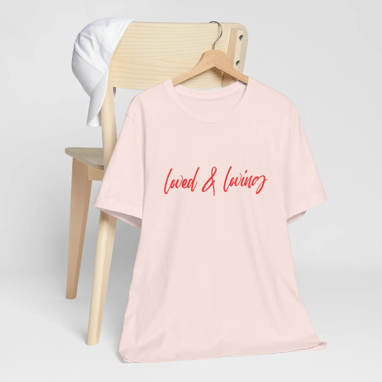 Romantic Relationship Shirt - Loved and Loving T-Shirt - Unisex Matching Love Tee for Couples Valentines Day - Cute Relationship Gift Tee - Image 3
