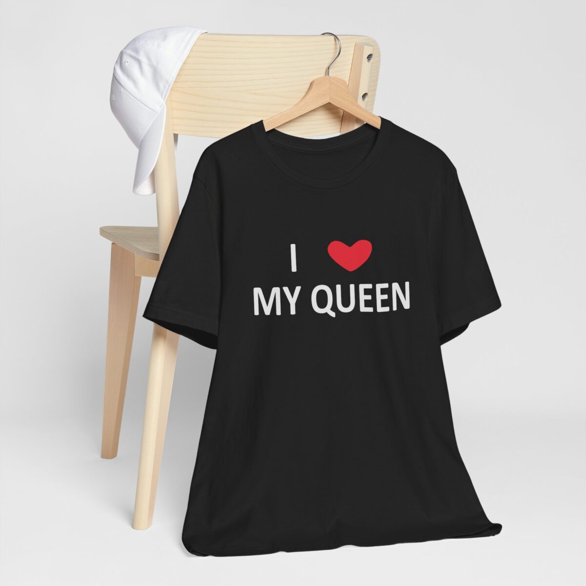I Love My Queen T-Shirt - Romantic Valentine’s Day Shirt - Unisex Matching Couple Tee - Perfect Gift for Boyfriend or Husband - Anniversary Love Quote Shirt