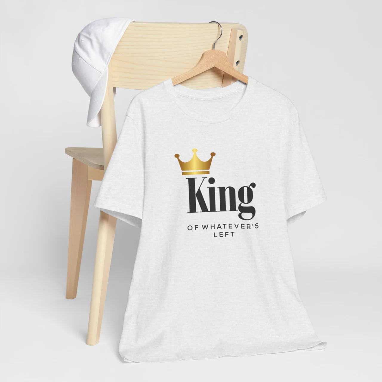 King of Whatevers Left T-Shirt - Funny Couples Valentines Day Shirt - Unisex Romantic Tee for Him - Matching Couple Gift Shirt - Image 3