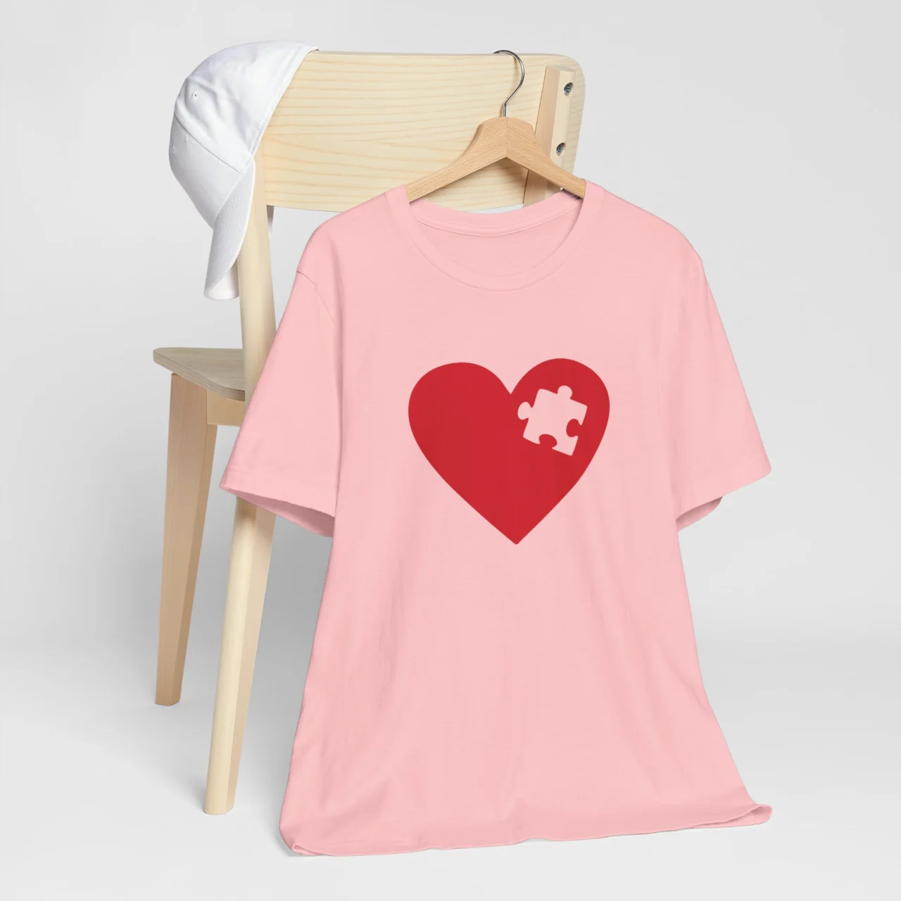 Missing Piece T-Shirt for Her - Heart Puzzle Matching Couple Shirt - Valentine’s Day Romantic Tee - Unisex Love Quote Gift for Couples - Image 8