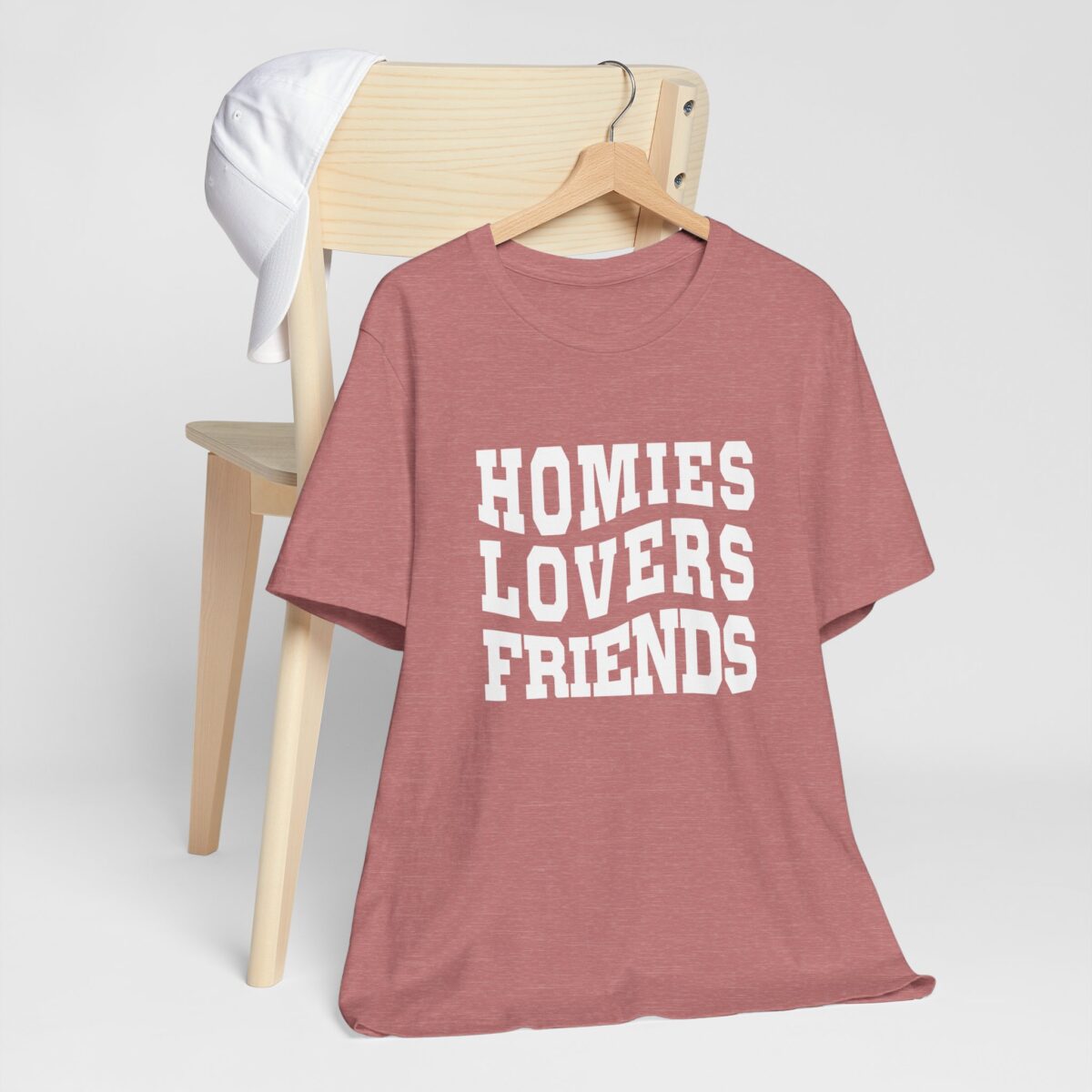 Homies Lovers Friends T-Shirt - Unisex Friendship Celebration Tee - Cute and Funny Valentine’s Day Shirt for Friends or Couples - Image 4
