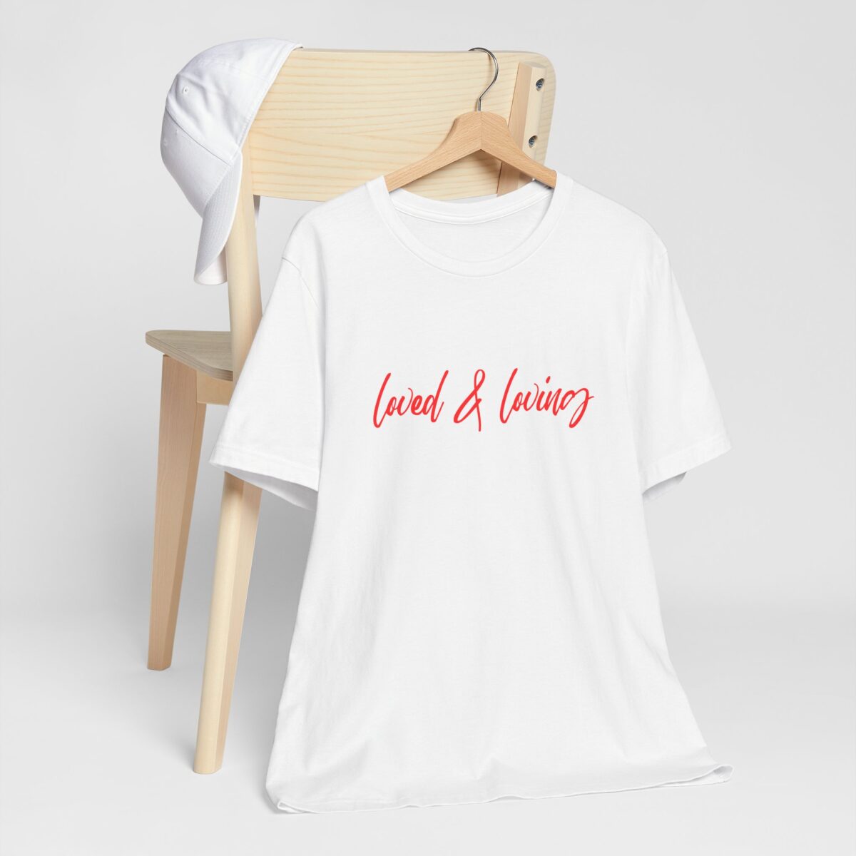Romantic Relationship Shirt - Loved and Loving T-Shirt - Unisex Matching Love Tee for Couples Valentines Day - Cute Relationship Gift Tee - Image 2