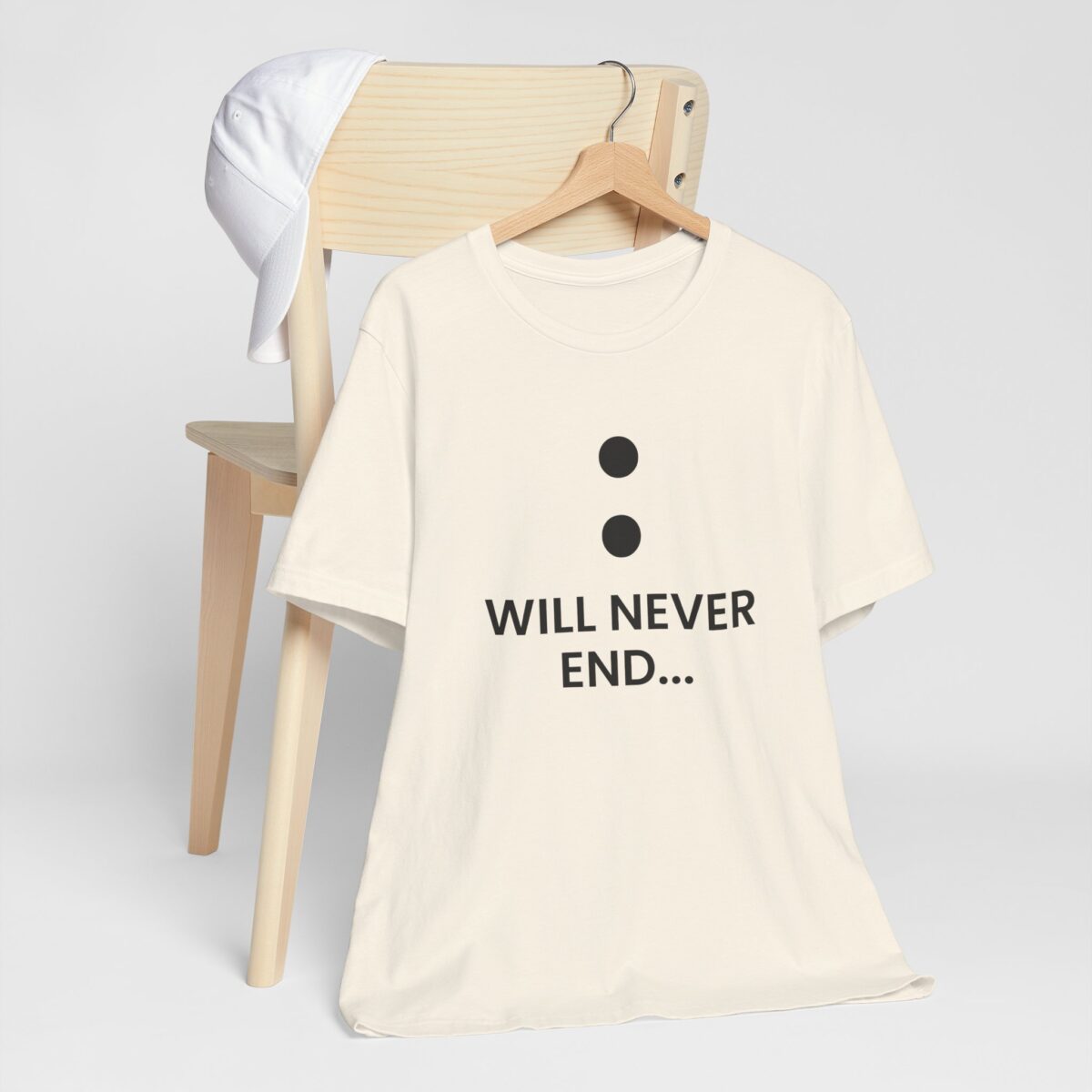 Our Stories Will Never End Couples Shirt - Matching Valentine’s Day Tee for Women - Unisex Valentine Quote Shirt - Romantic Gift for Girlfriend or Wife - Image 5