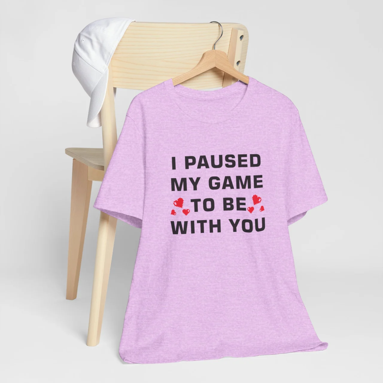 Funny Valentines Day Shirt for Gamers - I Paused My Game to Be with You T-Shirt - Unisex Gamer Love Tee - Valentines Gift for Him or Her - Image 7