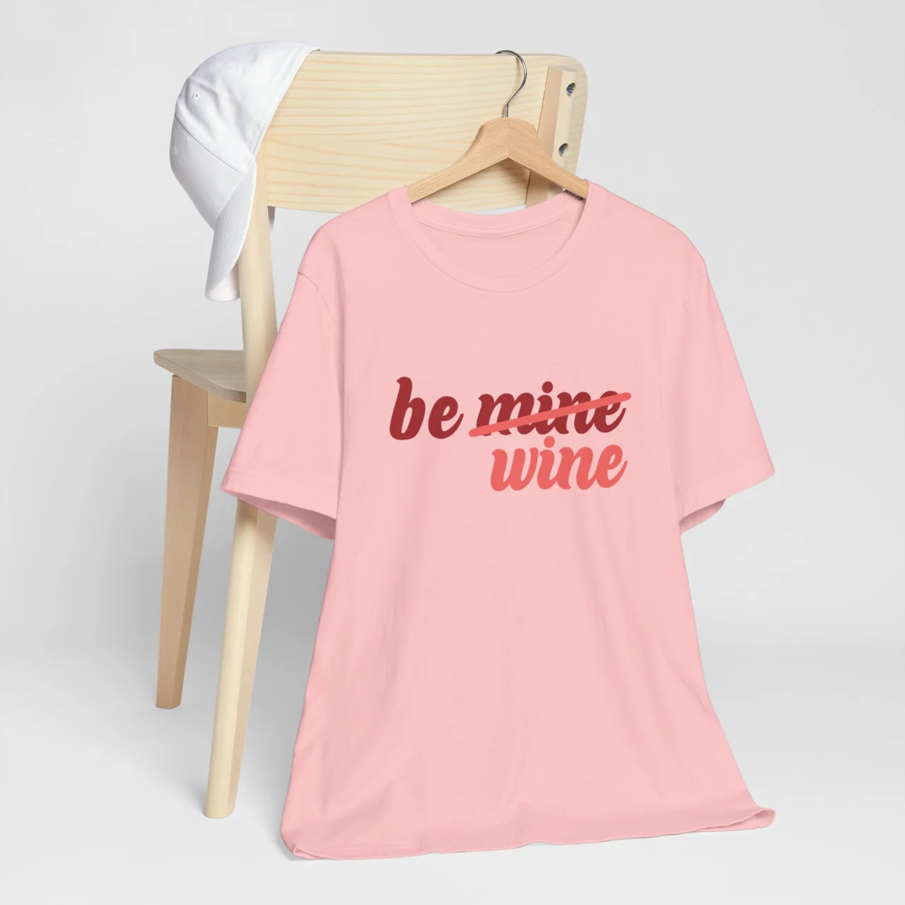 Be Wine Valentines Day T-Shirt - Funny Valentines Tee - Unisex Romantic Wine Lover Shirt - Perfect Gift for Him or Her - Cute Couple Shirt - Image 8