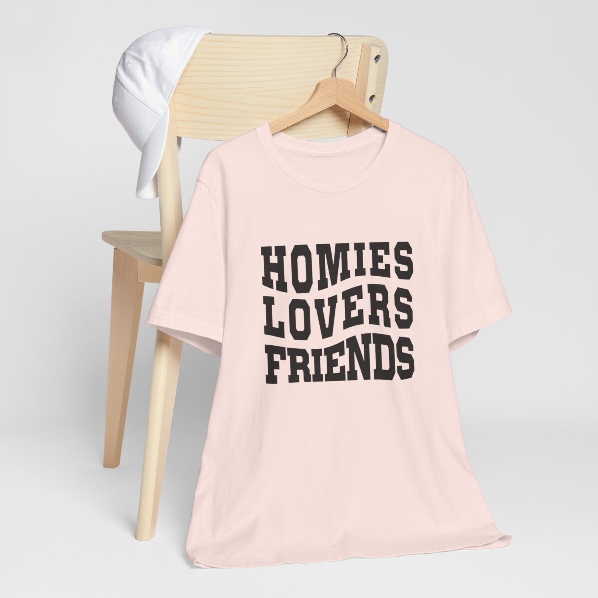 Homies Lovers Friends T-Shirt - Unisex Friendship Celebration Tee - Cute and Funny Valentine’s Day Shirt for Friends or Couples - Image 3