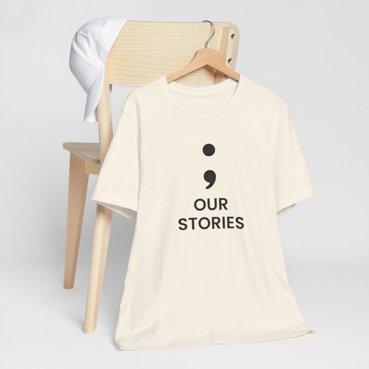 Our Stories Will Never End T-Shirt - Couples Matching Valentine’s Day Tee for Men - Unisex Valentine Quote Shirt - Romantic Anniversary Gift for Him - Image 5
