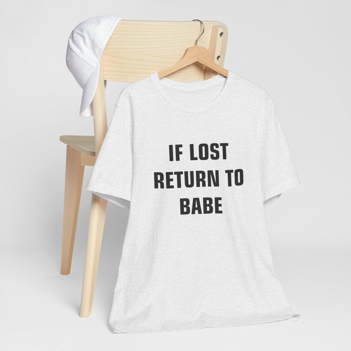 If Lost Return to Babe T-Shirt - Funny Couple Valentine’s Day Shirt - Unisex Romantic Love Quote Tee - Cute Matching Gift for Him or Her - Image 3
