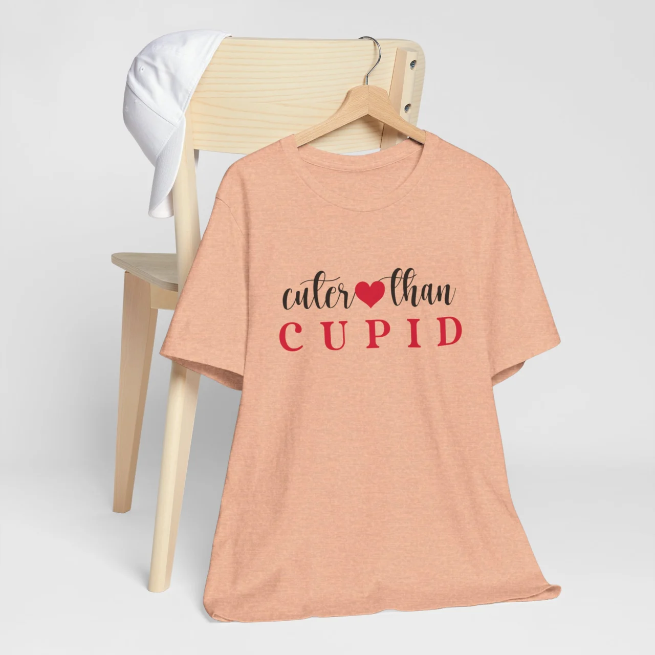 Funny Valentine Shirt for Her - Cuter Than Cupid T-Shirt - Unisex Romantic Gift Shirt - Cute Valentine’s Gift for Her - Image 5