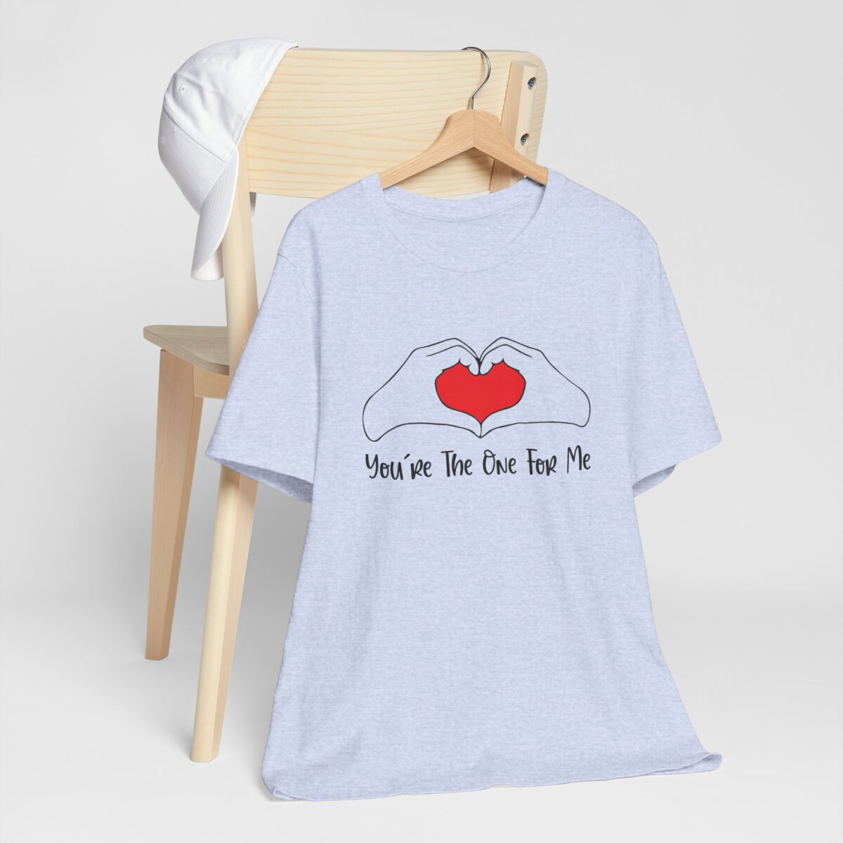 You're The One for Me T-Shirt - Romantic Unisex Valentine’s Day Shirt - Matching Couple Love Quote Tee - Perfect Anniversary Gift for Him or Her - Image 6