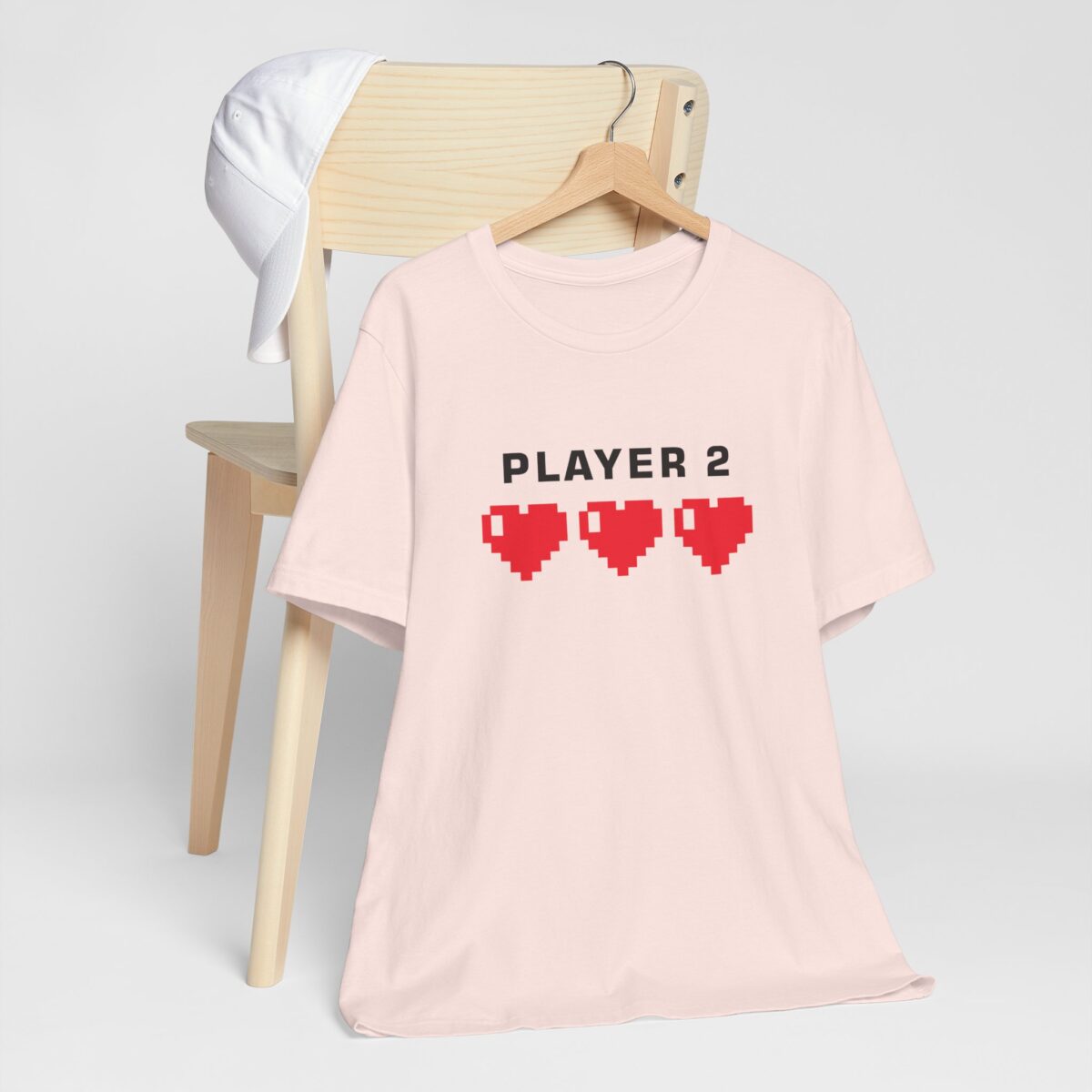 Player 1 Player 2 Matching Couple T-Shirt - Couples Matching Gaming Tee for Women - Unisex Valentine’s Day Gamer Shirt - Perfect Gift for Girlfriend or Wife - Image 3