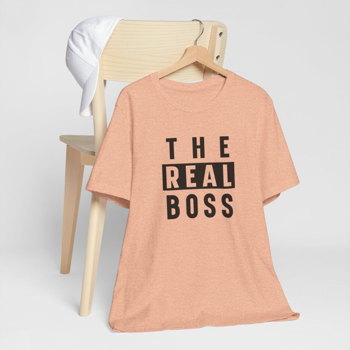 The Real Boss T-Shirt - Funny Matching Couple Tee - The Boss and The Real Boss Valentine’s Day Shirt - Cute His and Hers Romantic Gift - Image 5