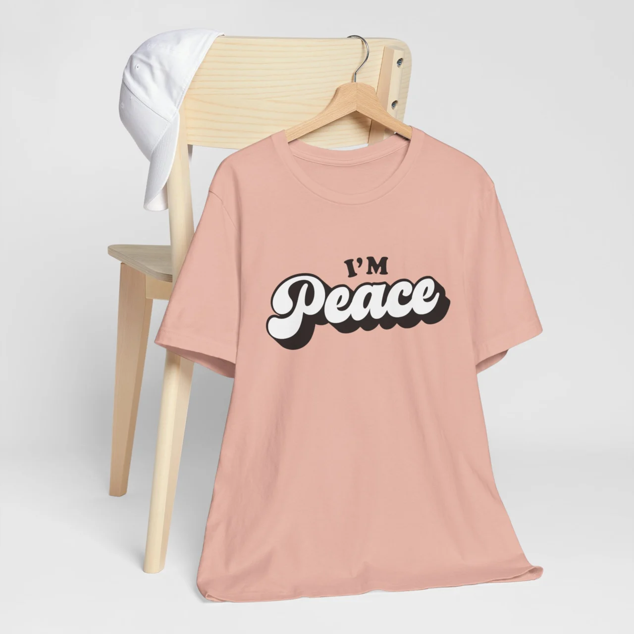 I'm Peace T-Shirt - Couples Matching Tee for Women - Cute Valentine’s Day Shirt for Her - Funny Couples T-Shirt - His and Hers Shirt - Image 4