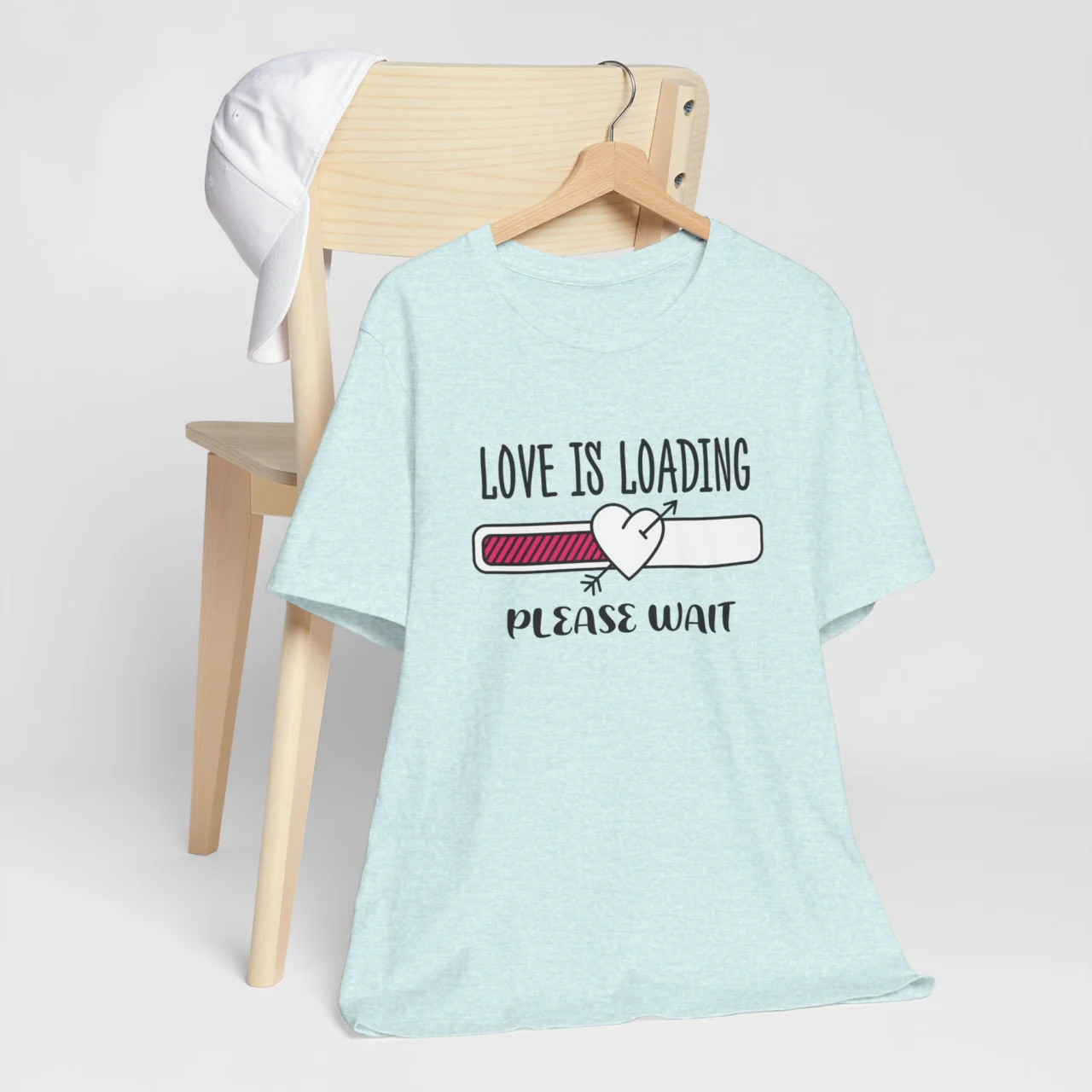 Love Is Loading Please Wait T-Shirt - Funny Valentines Day Shirt - Unisex Romantic Tee - Cute Gift for Him or Her - Valentines Relationship Shirt - Image 6