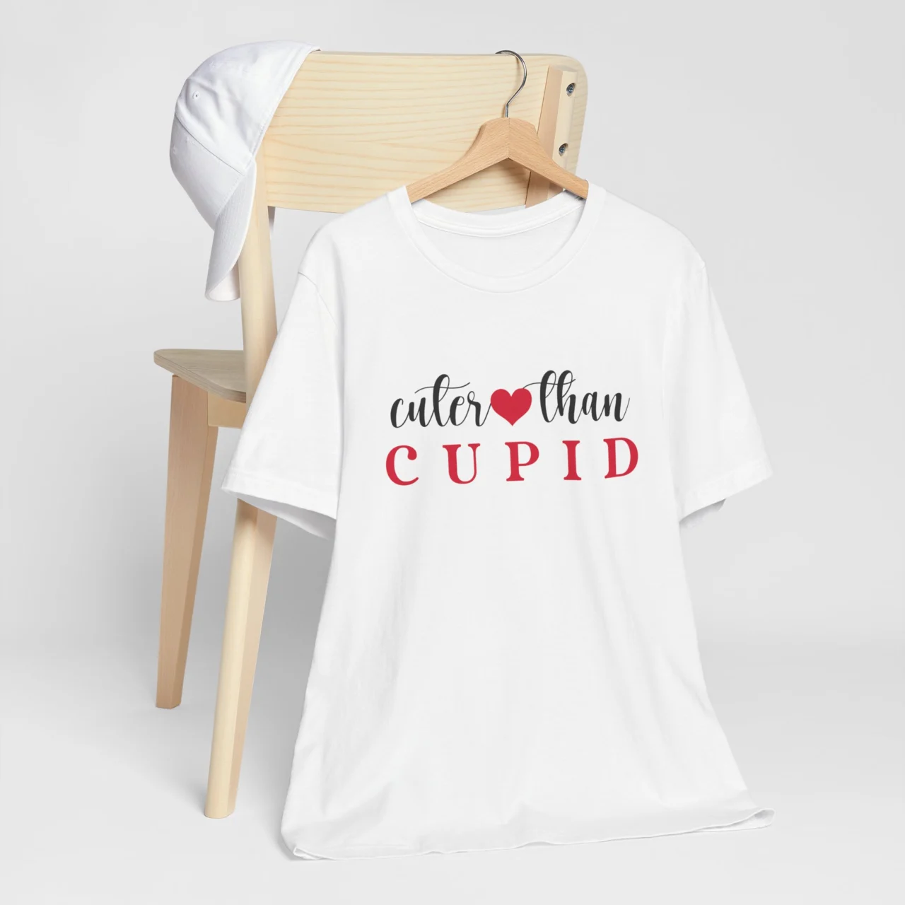 Funny Valentine Shirt for Her - Cuter Than Cupid T-Shirt - Unisex Romantic Gift Shirt - Cute Valentine’s Gift for Her - Image 2
