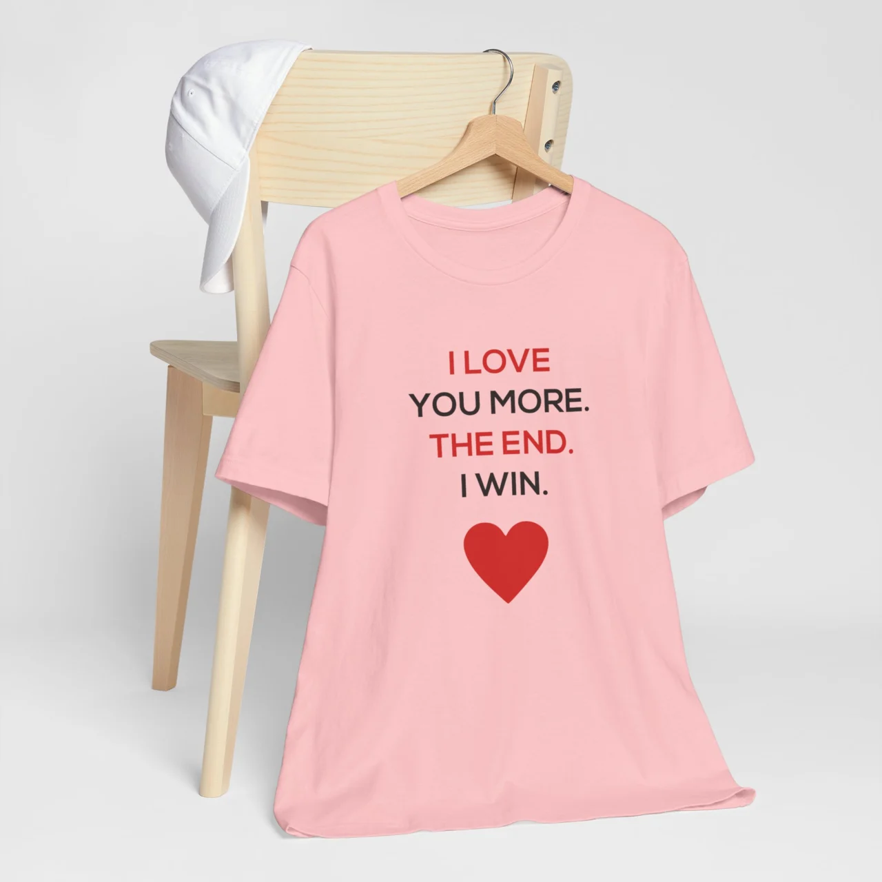 Funny Romantic Couple Shirt - I Love You More the End I Win T-Shirt - Cute Gift for Couples - Image 7