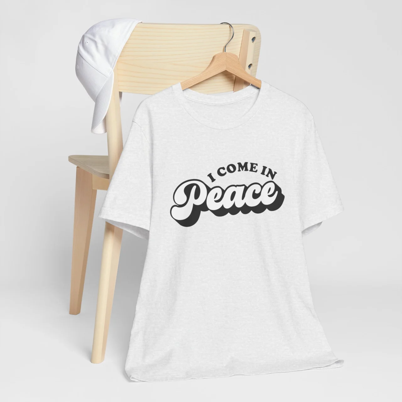 I Come in Peace T-Shirt - Couples Matching Tee for Men - Funny Couple Shirt - Matching Valentine’s Day Shirt - Cute His and Hers T-Shirt - Image 3
