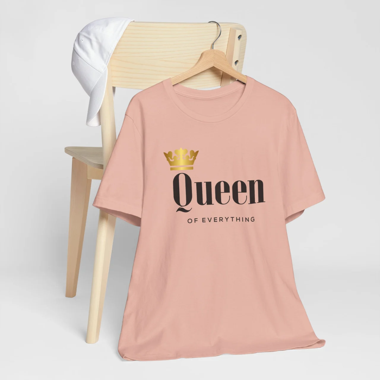 Queen of Everything T-Shirt - Funny Couples Valentines Day Shirt - Unisex Romantic Tee for Her - Matching Couple Gift Shirt - Image 5