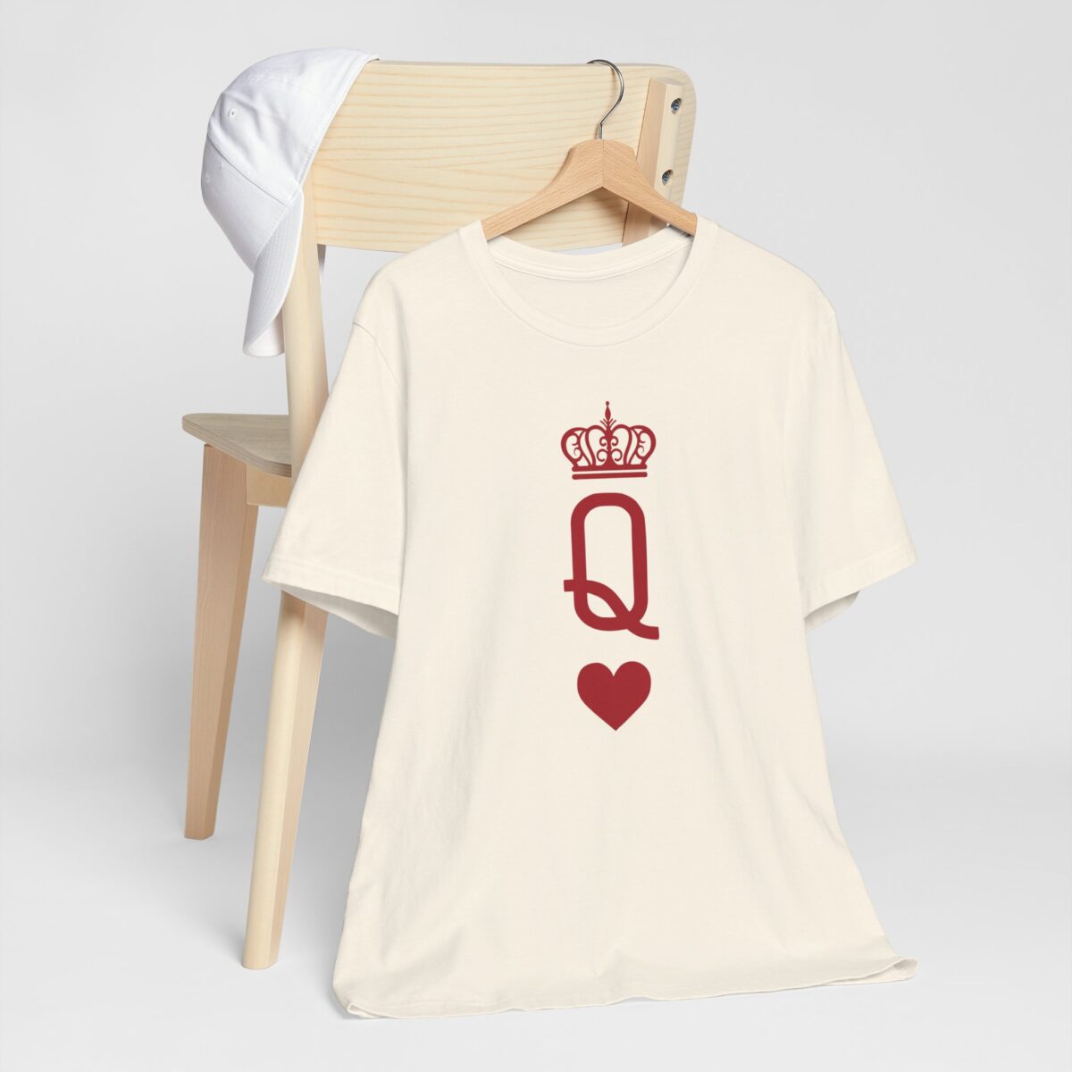 Queen of Hearts T-Shirt - Matching King and Queen Couple Shirts - Romantic Valentine’s Day Tee for Her - His and Hers Unisex Love Quote Gift - Image 4