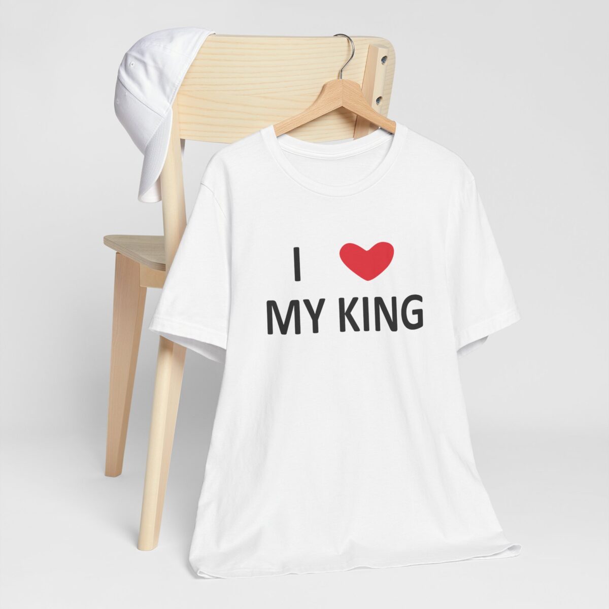 I Love My King T-Shirt - Romantic Gift for Her - Valentines Day Shirt for Women - Unisex Love Quote Tee - Perfect for Anniversaries and Couples