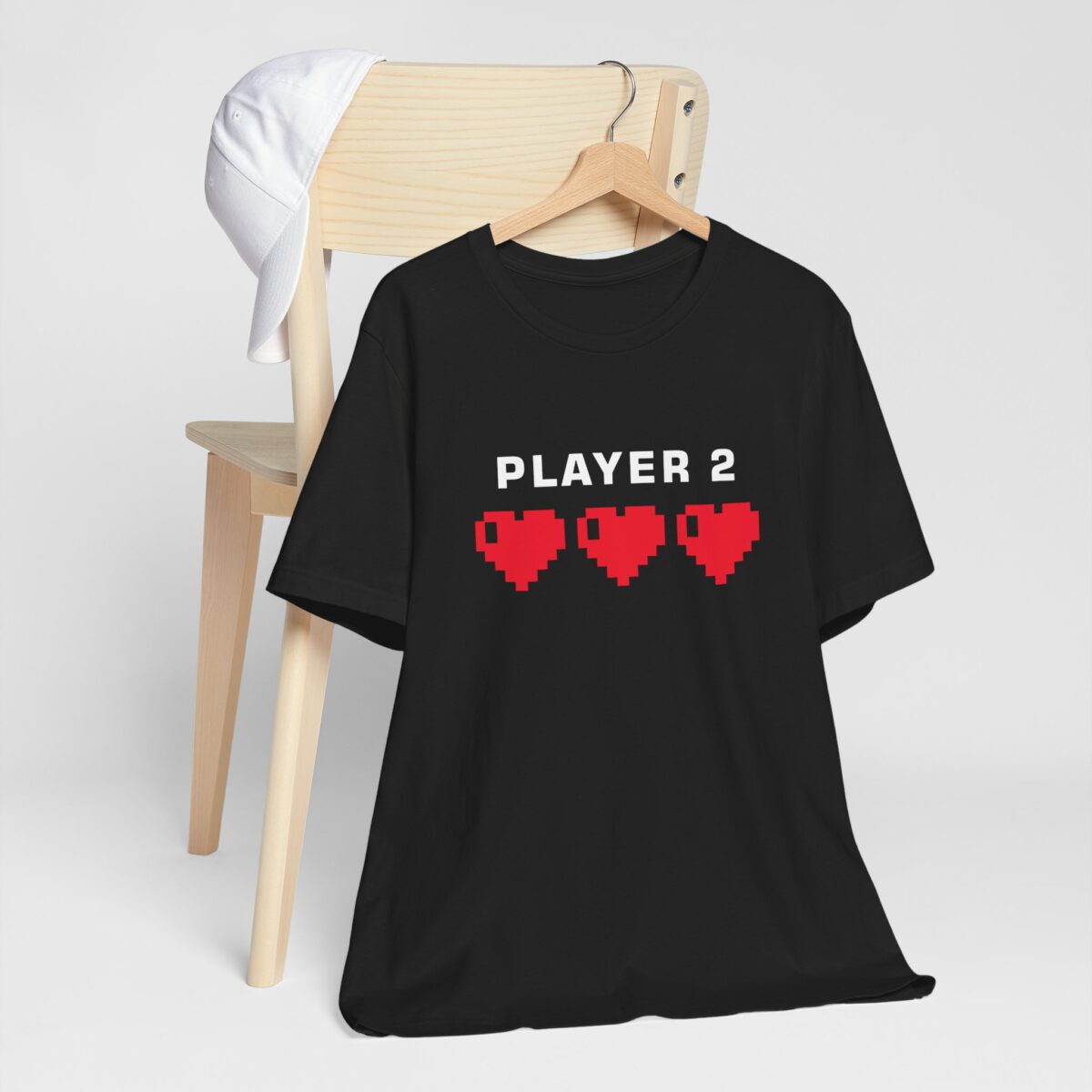 Player 1 Player 2 Matching Couple T-Shirt - Couples Matching Gaming Tee for Women - Unisex Valentine’s Day Gamer Shirt - Perfect Gift for Girlfriend or Wife