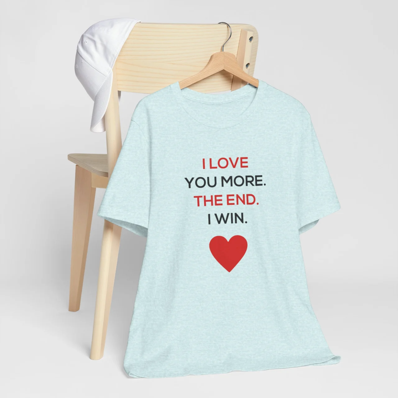 Funny Romantic Couple Shirt - I Love You More the End I Win T-Shirt - Cute Gift for Couples - Image 6
