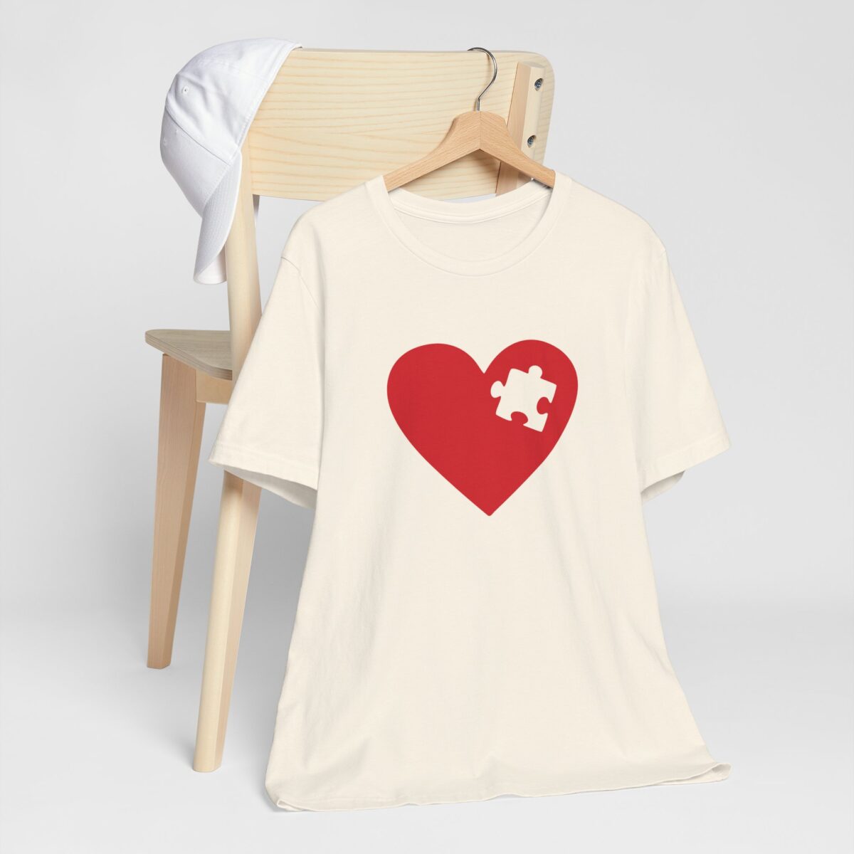 Missing Piece T-Shirt for Her - Heart Puzzle Matching Couple Shirt - Valentine’s Day Romantic Tee - Unisex Love Quote Gift for Couples - Image 5