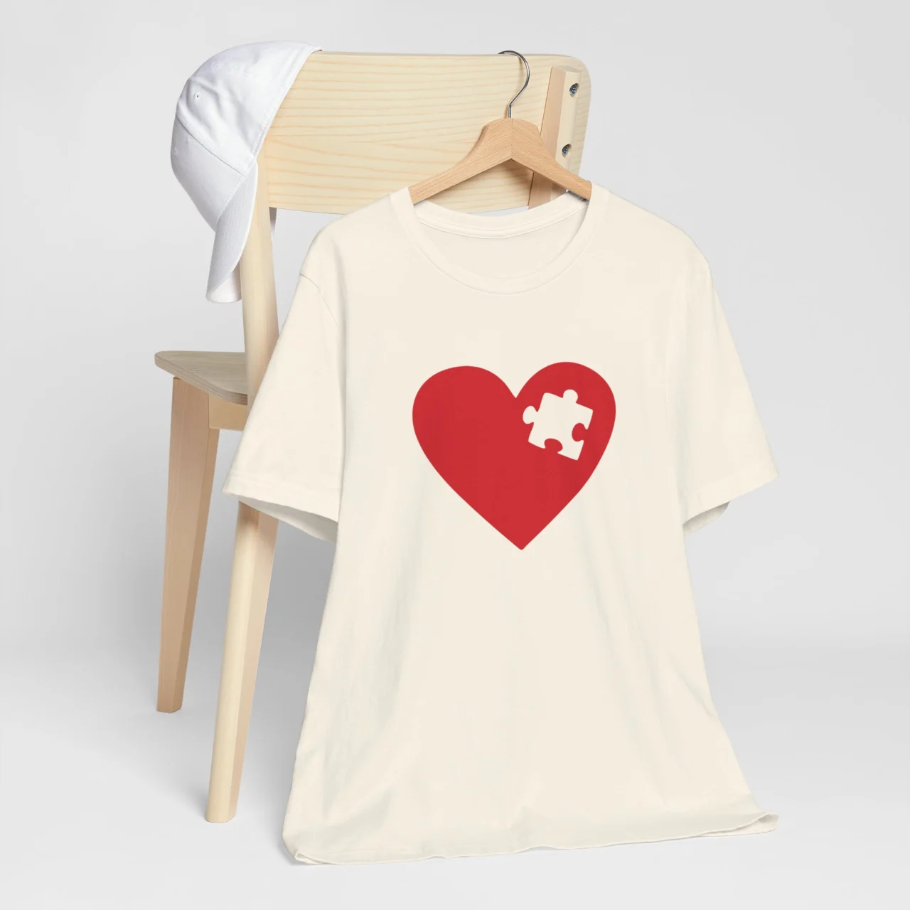 Missing Piece T-Shirt for Her - Heart Puzzle Matching Couple Shirt - Valentine’s Day Romantic Tee - Unisex Love Quote Gift for Couples - Image 5