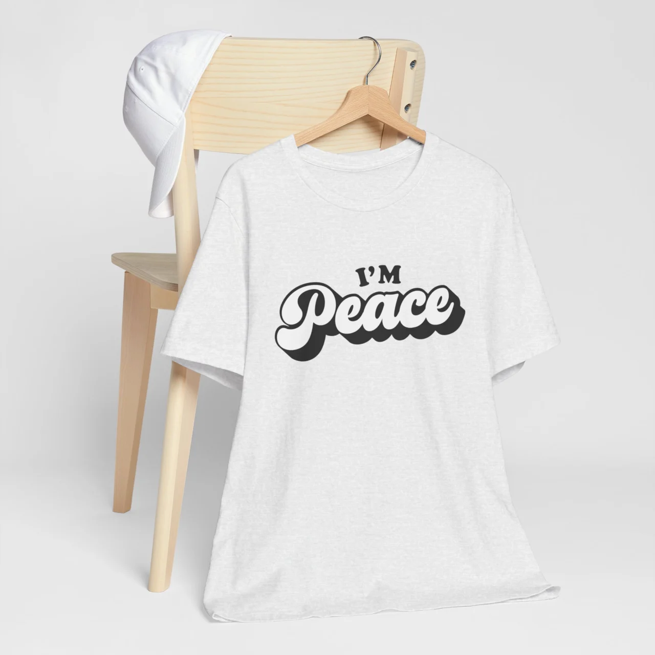 I'm Peace T-Shirt - Couples Matching Tee for Women - Cute Valentine’s Day Shirt for Her - Funny Couples T-Shirt - His and Hers Shirt - Image 3