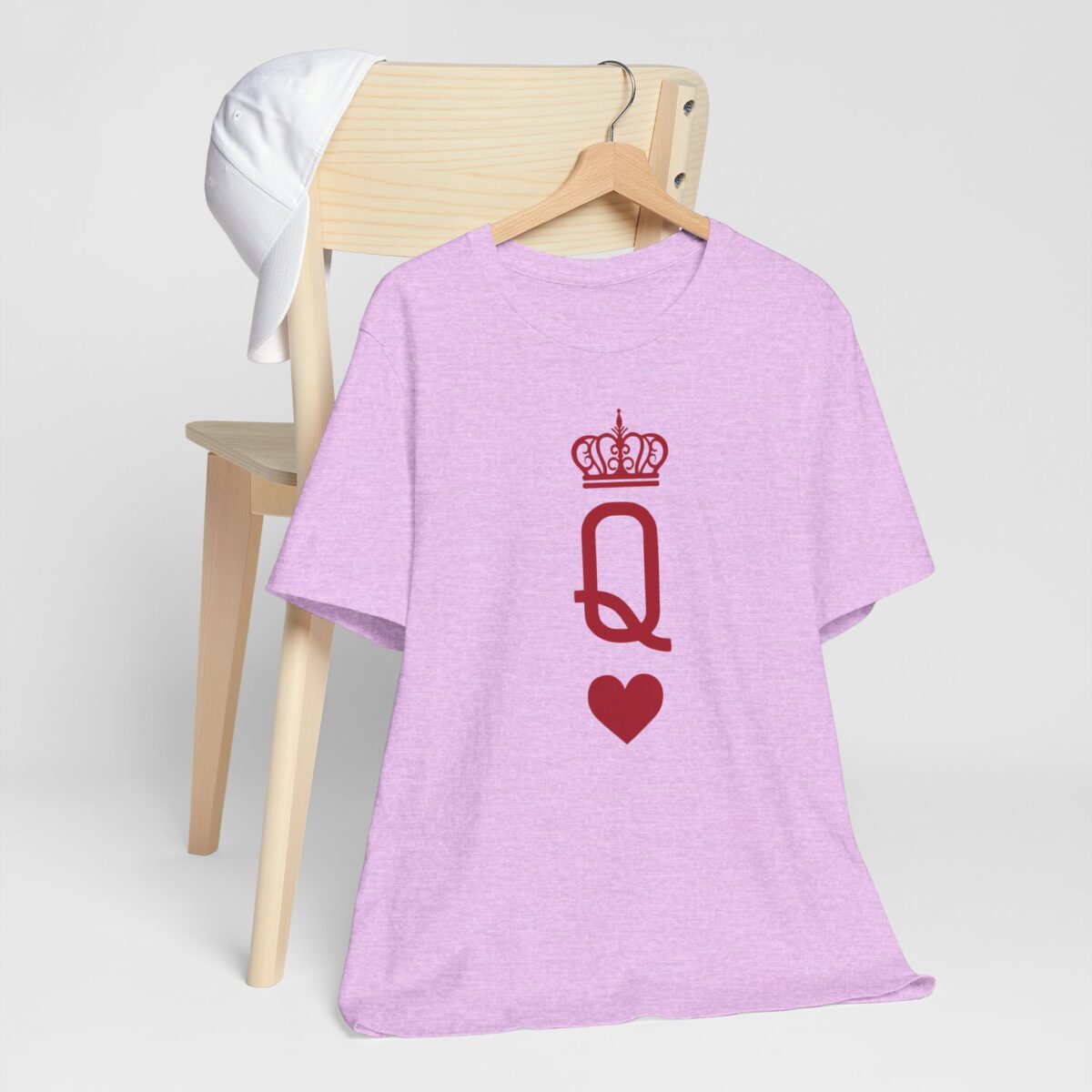 Queen of Hearts T-Shirt - Matching King and Queen Couple Shirts - Romantic Valentine’s Day Tee for Her - His and Hers Unisex Love Quote Gift - Image 6