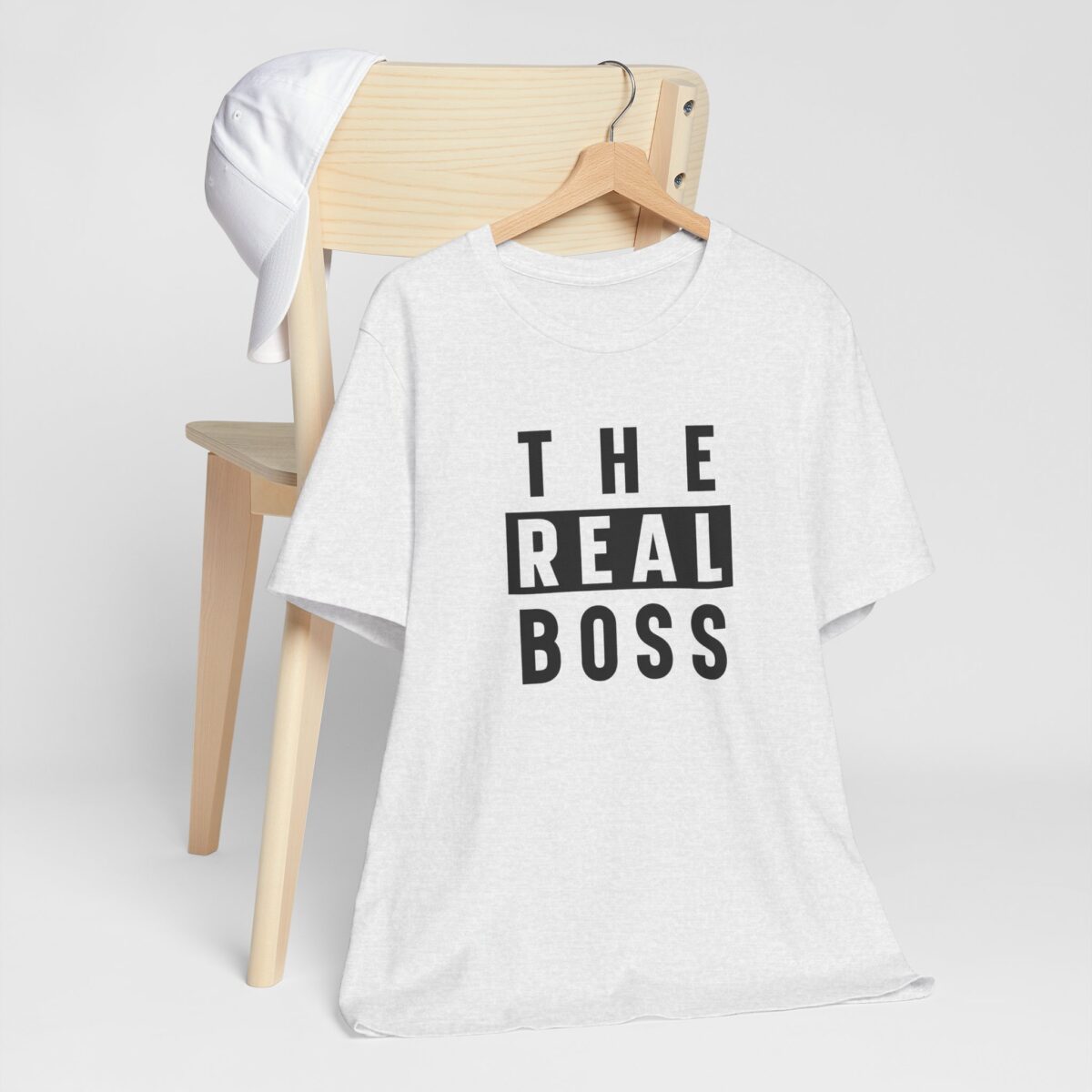 The Real Boss T-Shirt - Funny Matching Couple Tee - The Boss and The Real Boss Valentine’s Day Shirt - Cute His and Hers Romantic Gift - Image 3