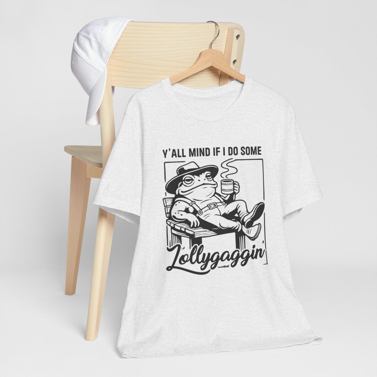 Yall Mind If I Do Some Lollygaggin T-Shirt - Funny Southern Humor Tee - Relaxed Chill Vibes Graphic Shirt - Image 4