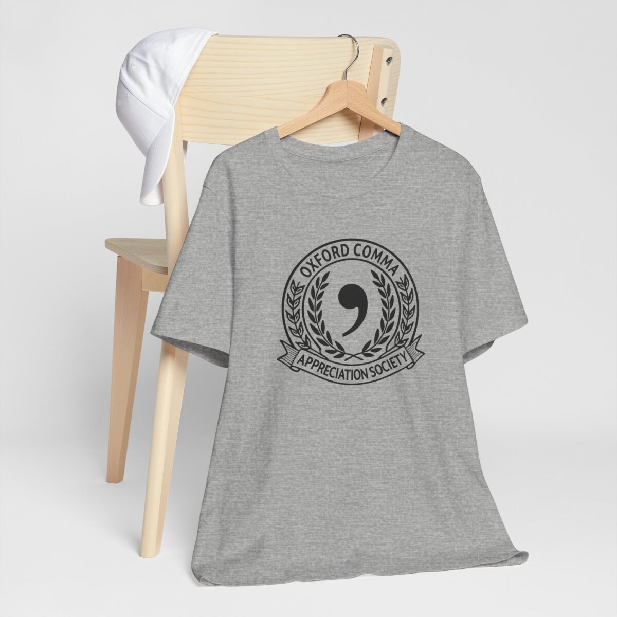 Oxford Comma Appreciation Society T-Shirt - Funny Grammar Nerd Tee - English Teacher Gift Shirt - Book Lover’s Graphic Tee - Image 7