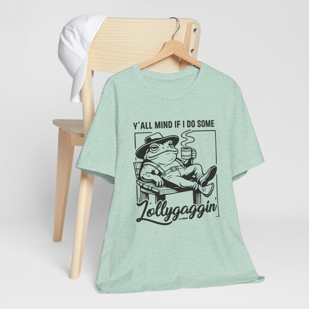Yall Mind If I Do Some Lollygaggin T-Shirt - Funny Southern Humor Tee - Relaxed Chill Vibes Graphic Shirt - Image 6