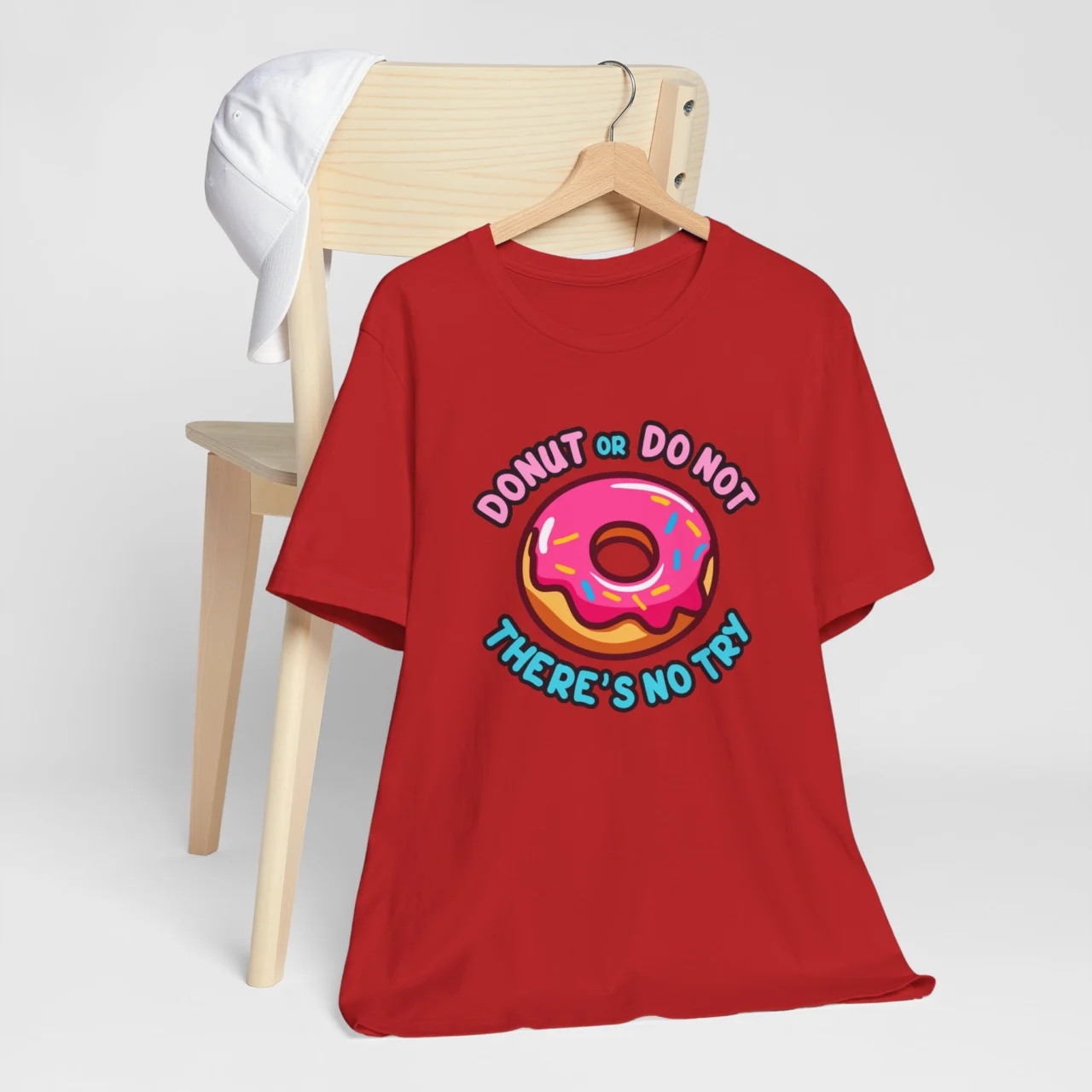 Donut or Do Not Theres No Try T-Shirt - Funny Donut Lover Tee - Food Pun Humor Shirt - Cute Sweet Tooth Graphic Tee - Image 9