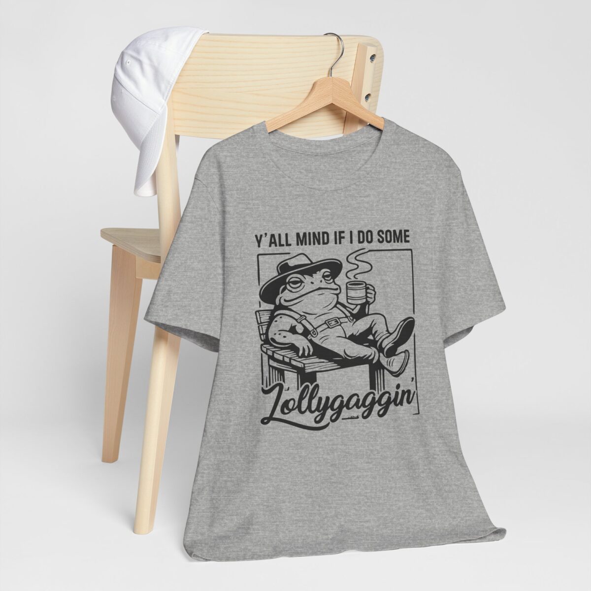Yall Mind If I Do Some Lollygaggin T-Shirt - Funny Southern Humor Tee - Relaxed Chill Vibes Graphic Shirt - Image 8