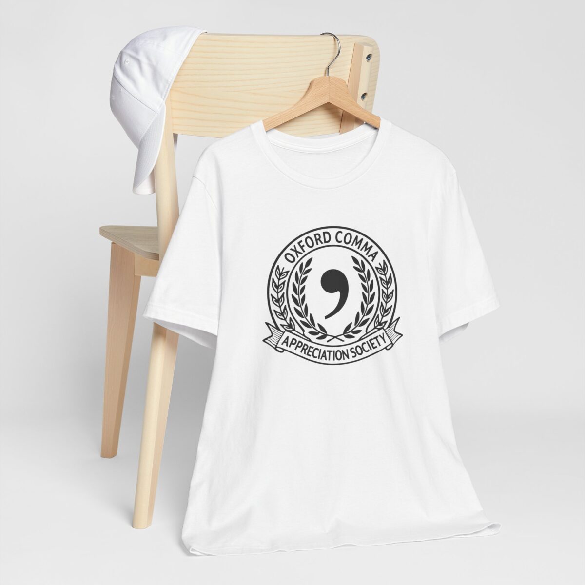 Oxford Comma Appreciation Society T-Shirt - Funny Grammar Nerd Tee - English Teacher Gift Shirt - Book Lover’s Graphic Tee - Image 2
