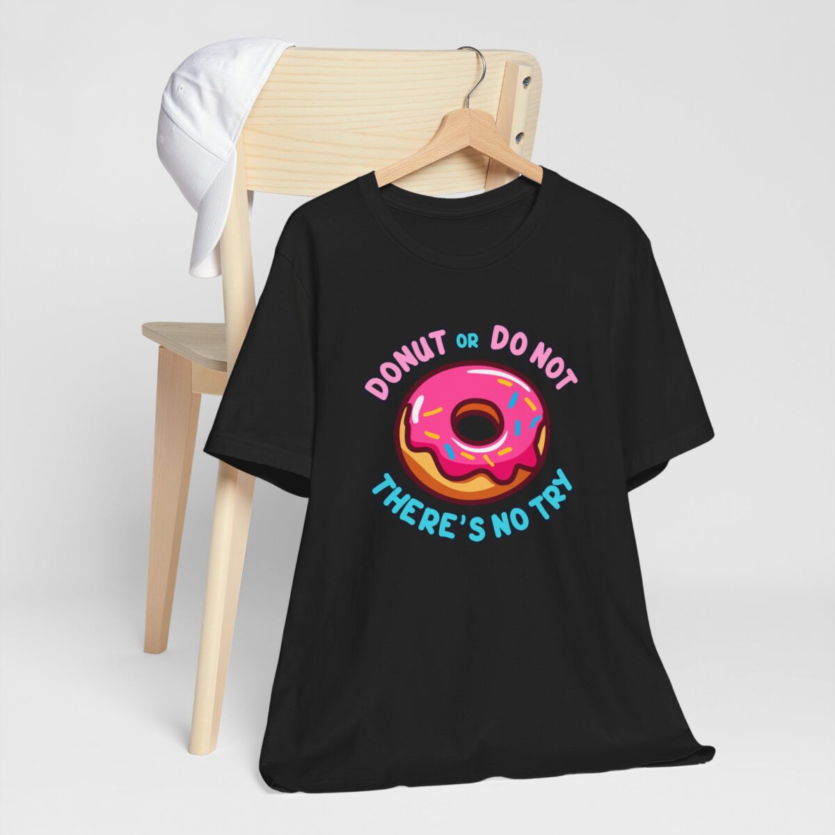 Donut or Do Not Theres No Try T-Shirt - Funny Donut Lover Tee - Food Pun Humor Shirt - Cute Sweet Tooth Graphic Tee - Image 6