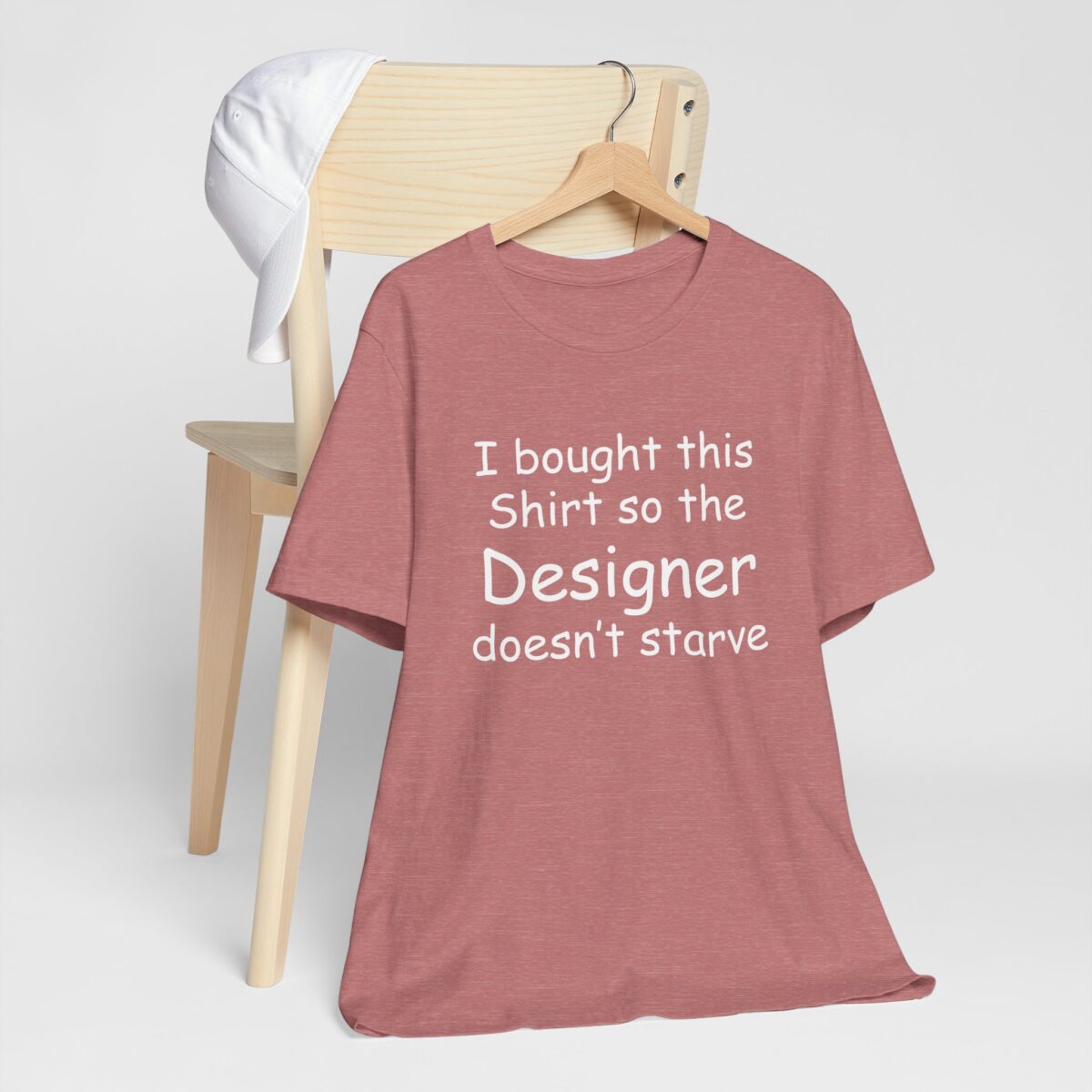 Funny Designer Appreciation Tee - I Bought This Shirt So the Designer Doesn't Starve T-Shirt - Graphic Design Humor Unisex Shirt - Artist Support Gift - Image 2