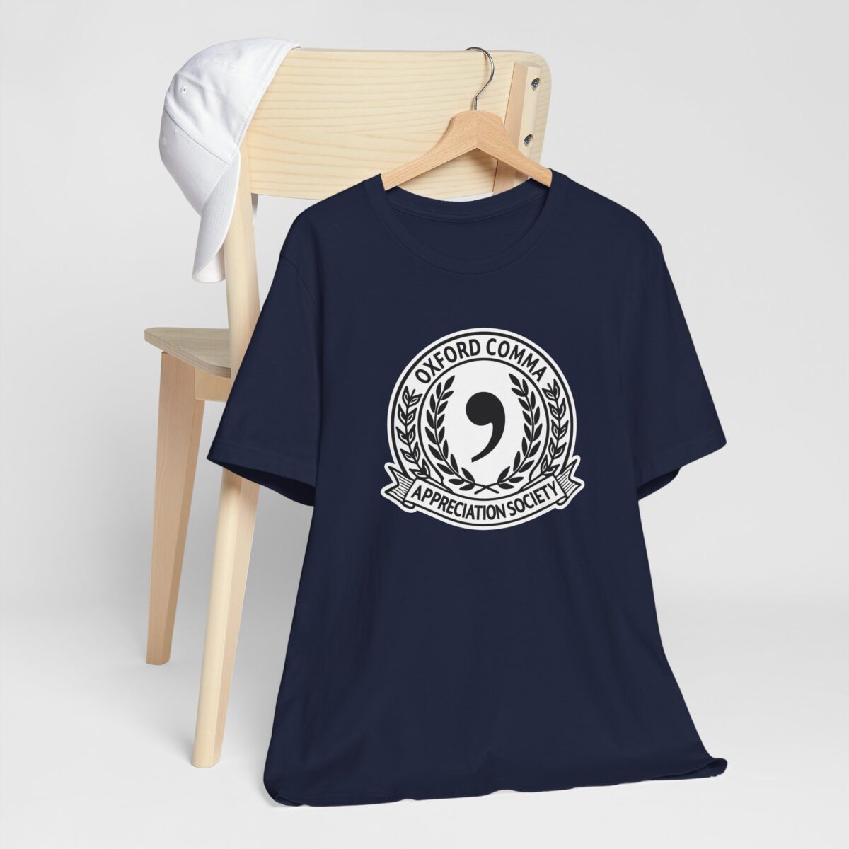 Oxford Comma Appreciation Society T-Shirt - Funny Grammar Nerd Tee - English Teacher Gift Shirt - Book Lover’s Graphic Tee - Image 8